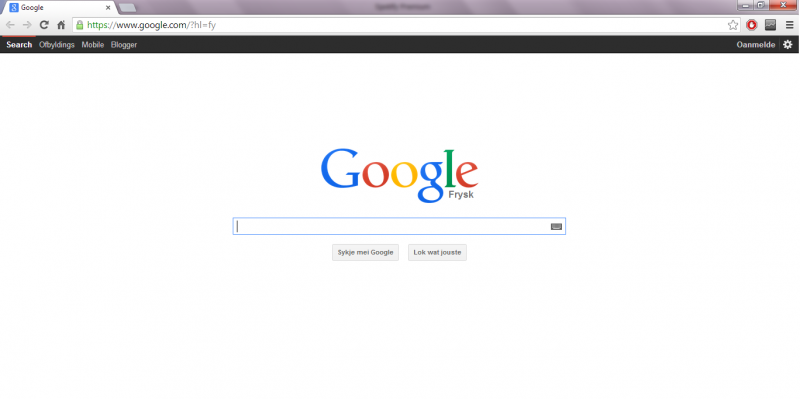 Google Talen- De google talen startpagina van Nederland