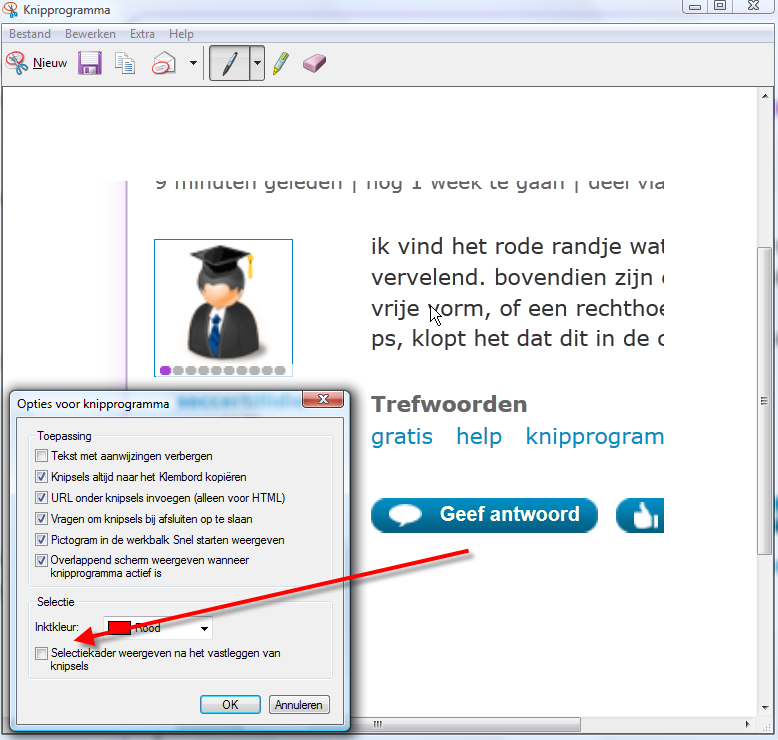 Plaatje bij antwoord