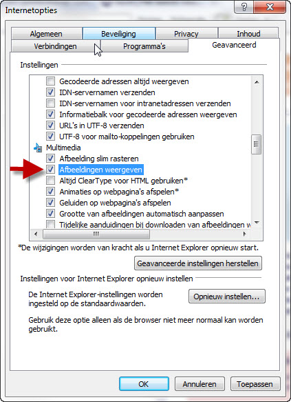 Plaatje bij antwoord