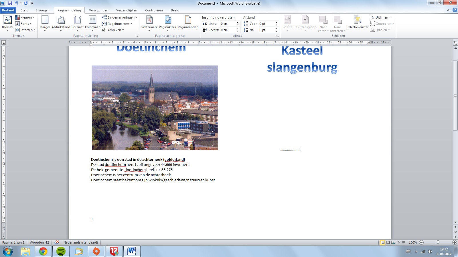 hoe doe je een lijn door blad word 2010? GoeieVraag