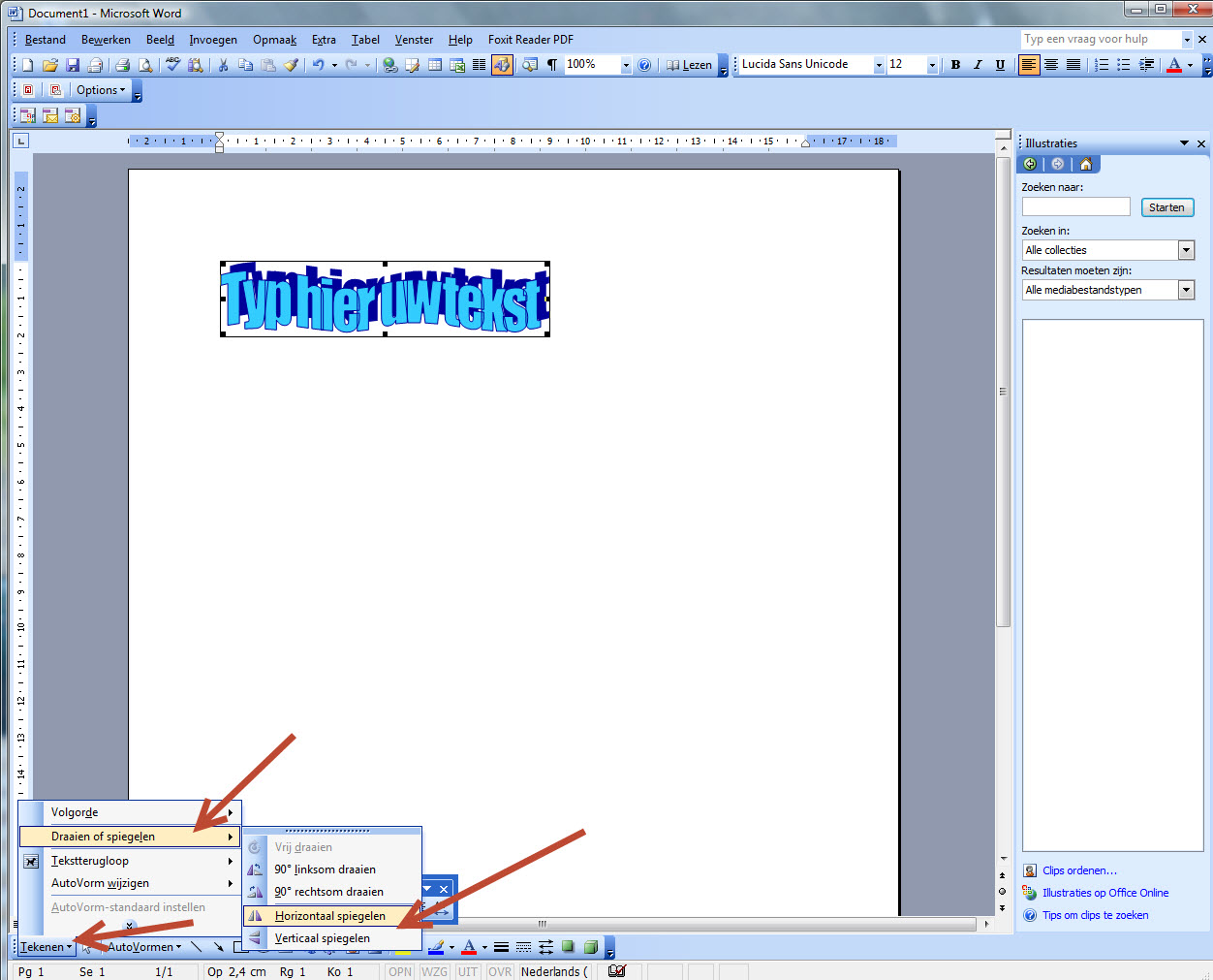 Plaatje bij antwoord