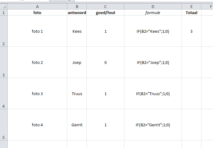 Plaatje bij antwoord
